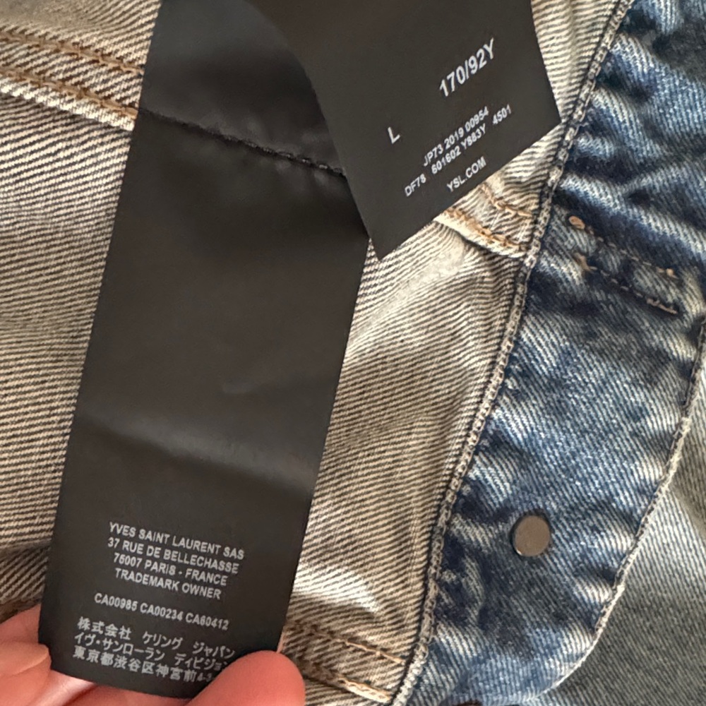 Saint Laurent Blue Jean Jacket - Picture 12 of 16